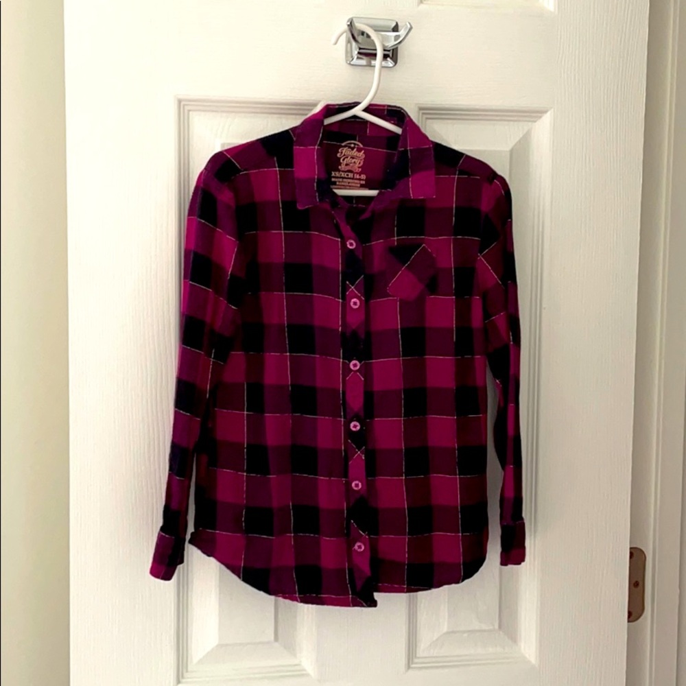 Flannel button down